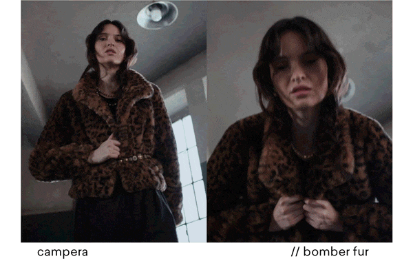 campera // bomber fur