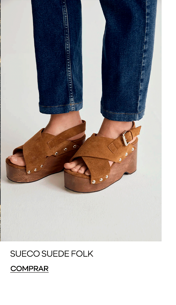Calzado Suede Folk